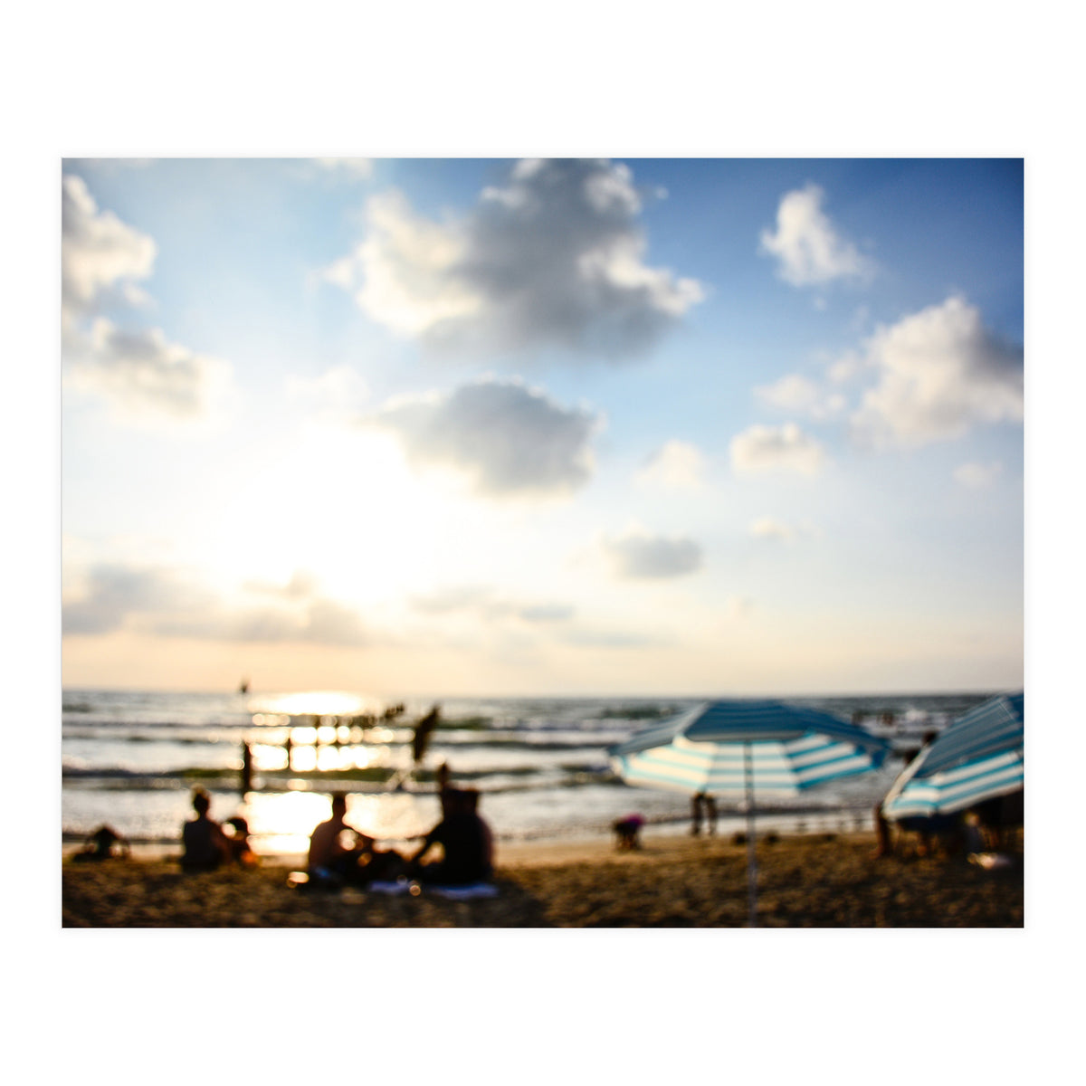 Late afternoon at the beach (Print Only)