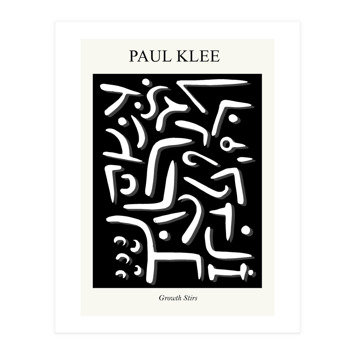 Growth Stirs — Inspired by Paul Klee (Print Only)