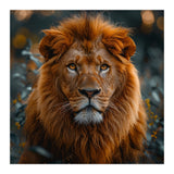 Majestic Lion Portrait Intense Gaze Wildlife (Print Only) thumbnail