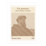 Un Penseur, Jeune Moine Romain – Alexandre Cabanel (1848) (Print Only) thumbnail