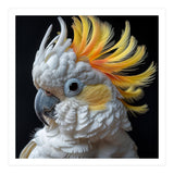 White Cockatoo With Yellow Crest Portrait (Print Only) thumbnail
