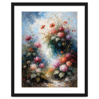 Ethereal Summer Garden Oil Painting