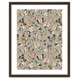 Flying Butterflies Gold Beige thumbnail