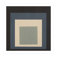 JOSEF ALBERS - HOMAGE TO THE SQUARE BEIGE GREY BLACK HIGH RESOLUTION (Print Only)