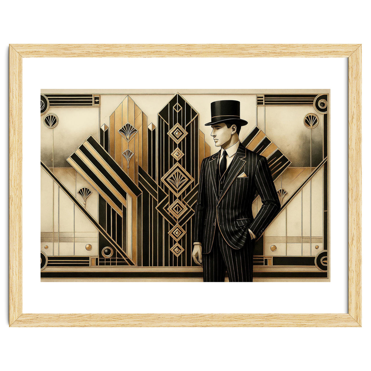 Gatsby Art Deco Noir