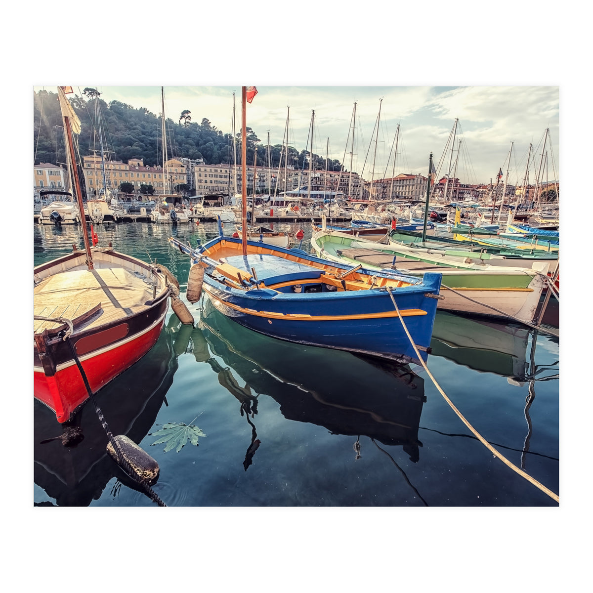 Harbor In Nice (Print Only)