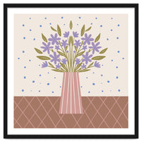 Flower Vase Mocha Mousse