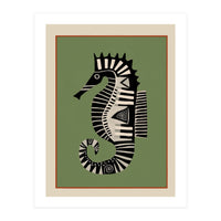 Striped Seahorse I (Print Only)