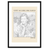 Portret Van Florence Owens Thompson (ascii Art) thumbnail