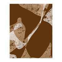 Brown Abstract Minimalist (Print Only)