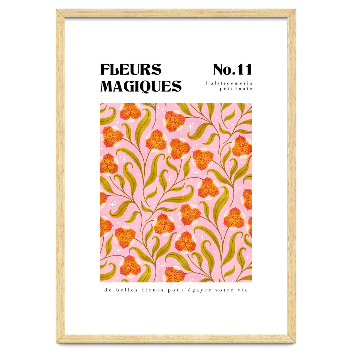 Magical Flowers No.11 Alstroemerias Print