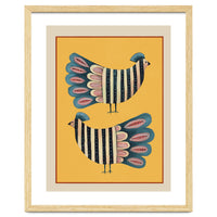 Striped Bird Pair II