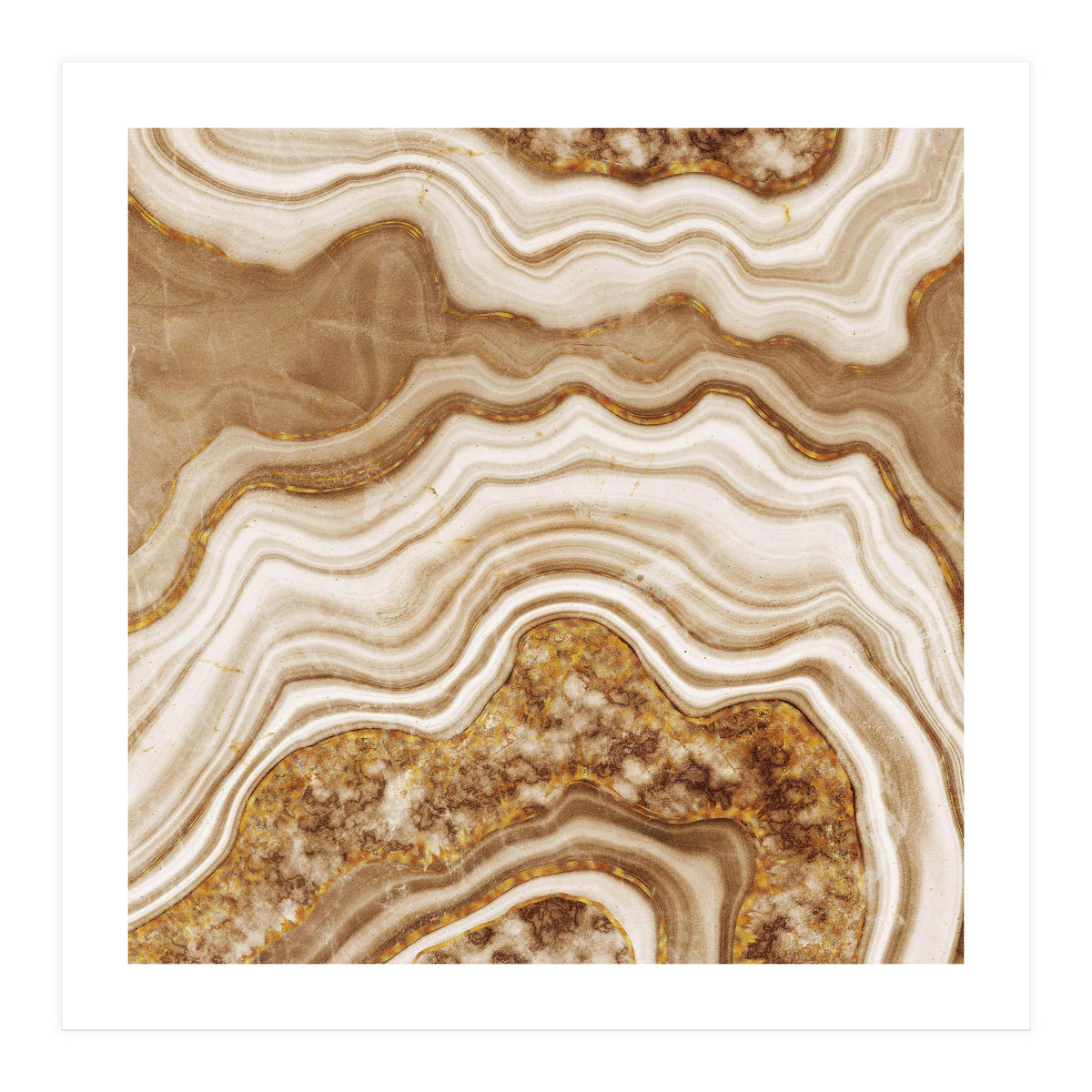 Golden Agate Texture 08 (Print Only)