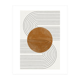 BROWN MINIMALIST MOON (Print Only) thumbnail