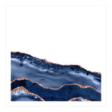 Navy & Rose Gold Agate Texture 20 (Print Only) thumbnail