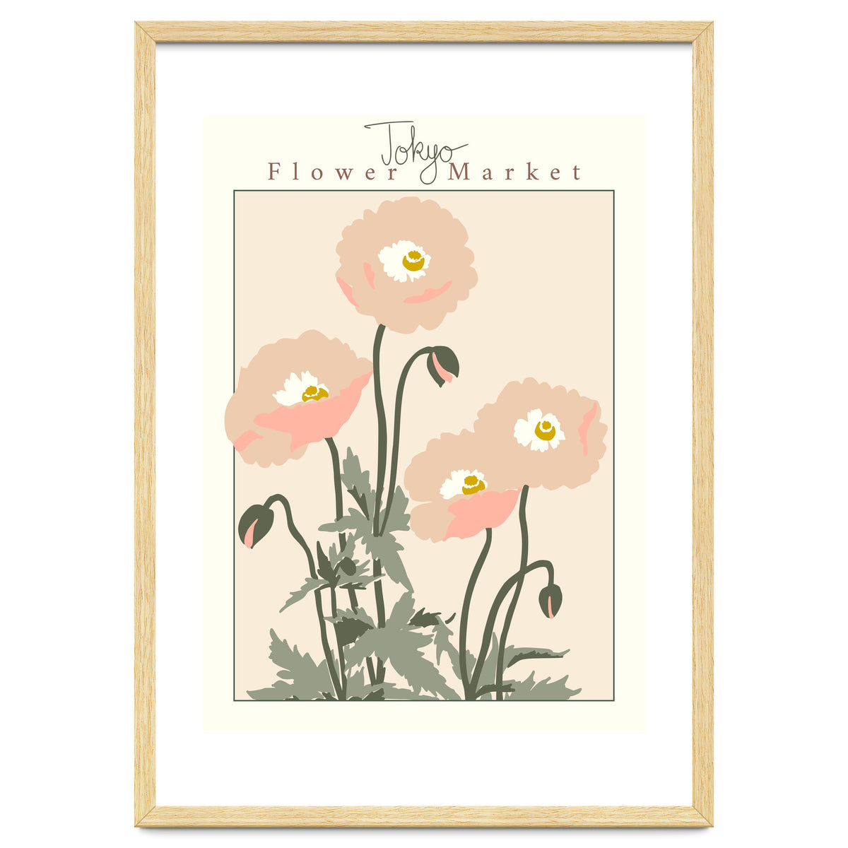 Flower Market Tokyo Poppy