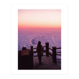 Woman Waiting Sunset (Print Only) thumbnail