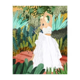 Forest Bride | Jungle Wedding Painting | Travel Solo | Blonde Woman Dancing Joy (Print Only) thumbnail