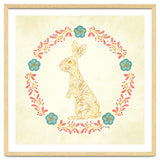 Floral Rabbit Wreath thumbnail