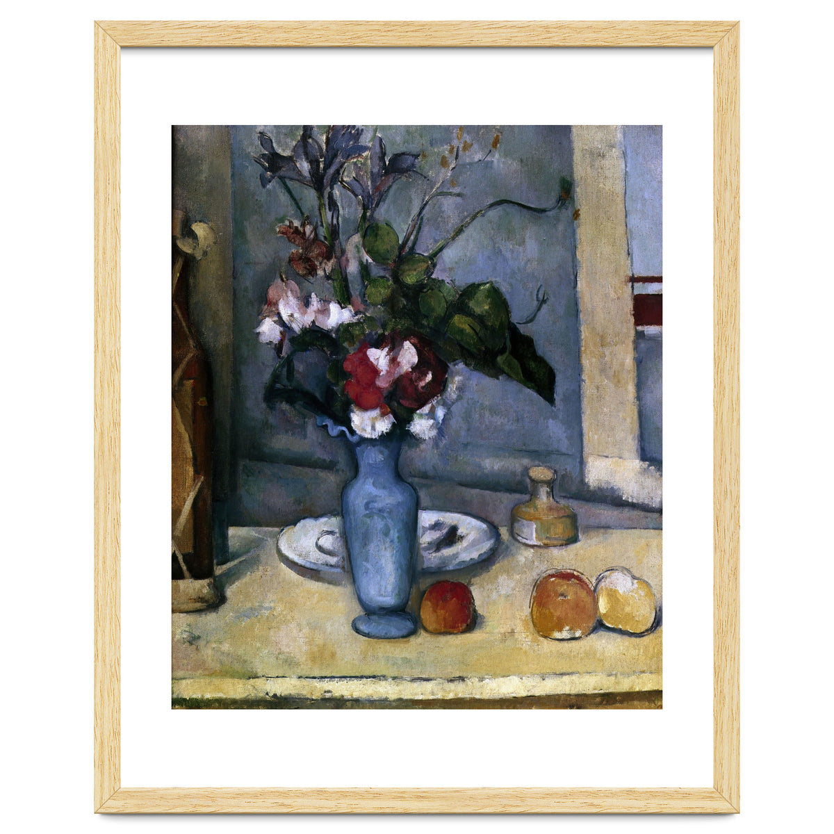 The Blue Vase - 1885/87 - 62x51 cm - oil on canvas - French Post-Impressionism.