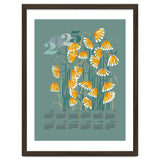 calendar 2025  linocut meadow green thumbnail