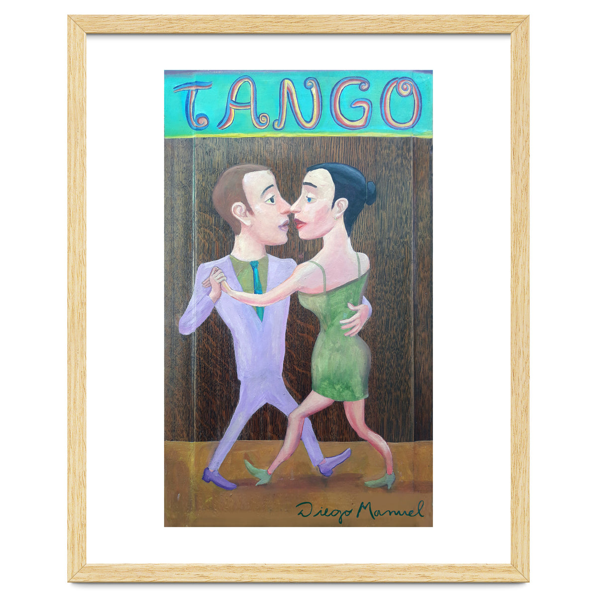Pareja De Tango 2 Madera