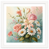 Elegant Pastel Floral Bouquet Illustration thumbnail
