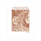 Woman With A Butterfly (Print Only) thumbnail