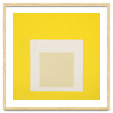 JOSEF ALBERS - HOMAGE TO THE SQUARE YELLOW WHITE thumbnail