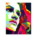 Julia Roberts Movie Actress Pop Art WPAP (Print Only) thumbnail