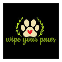 Wipe Your Paws  (Print Only)