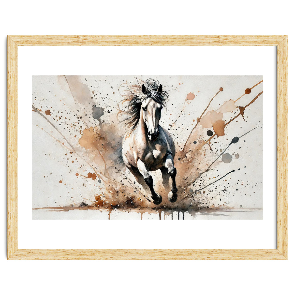 Galloping Horse Front View