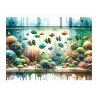 Colorful Aquarium Fish Tank (Print Only)