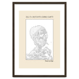 Skull Of A Skeleton With A Burning Cigarette Vincent Van Gogh Ascii Art thumbnail