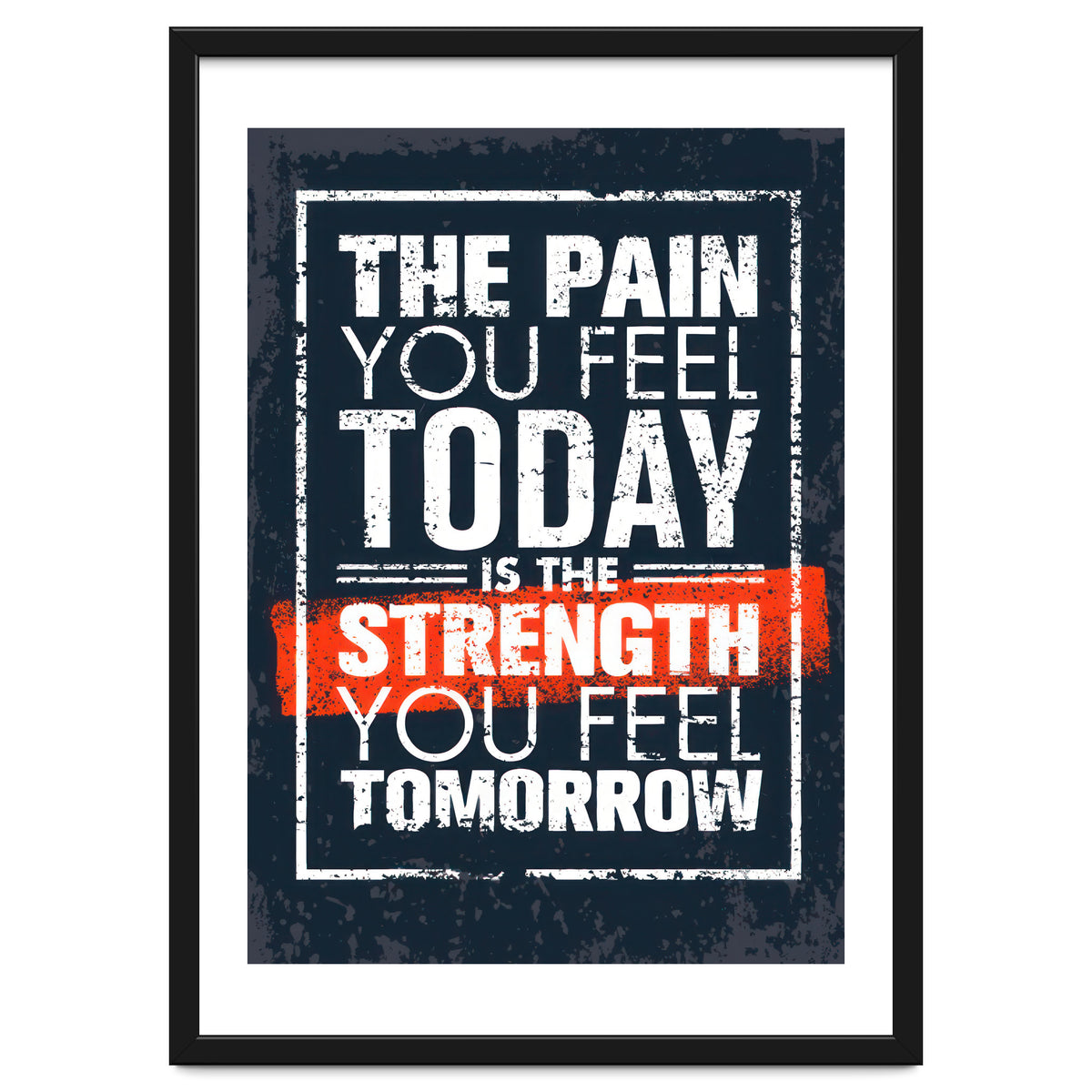 The pain you feeld today