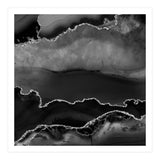 Black & Silver Agate Texture 02  (Print Only) thumbnail