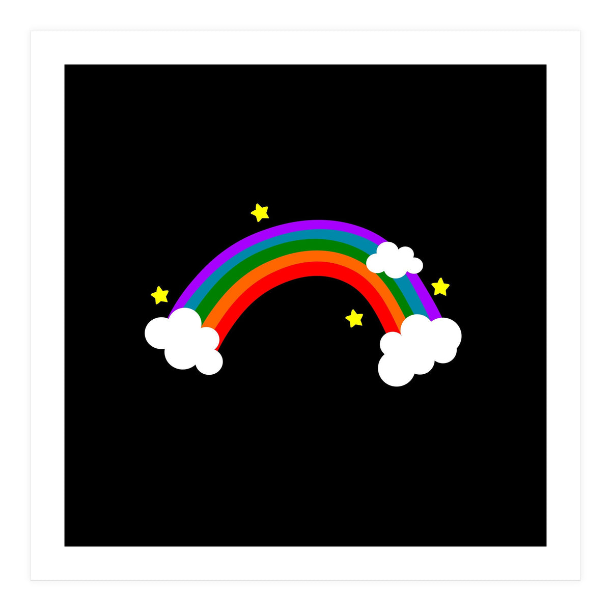 Colorful Rainbow (Print Only)