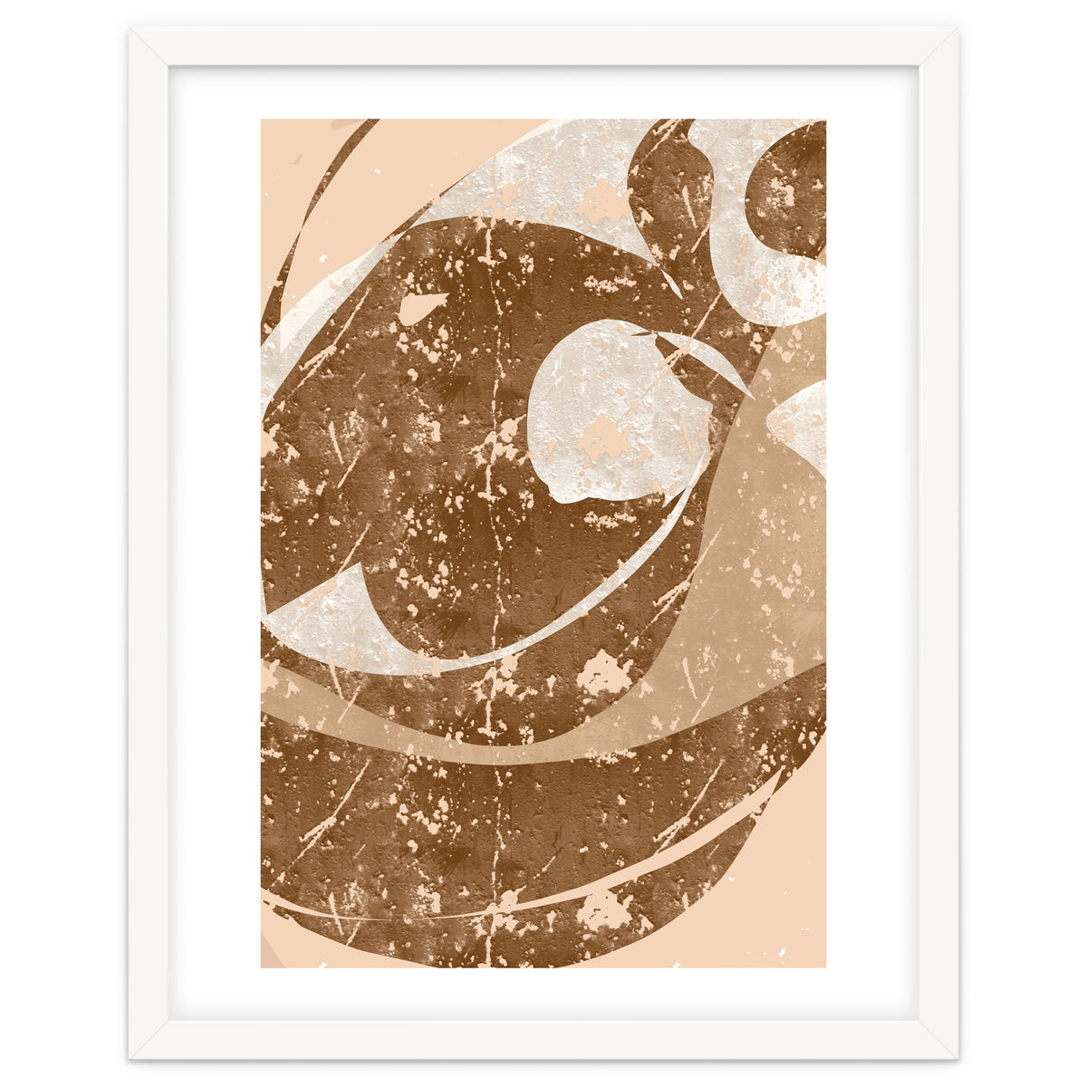 Brown Abstract Clash