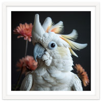 Beautiful Cockatoo Parrot With Yellow Crest