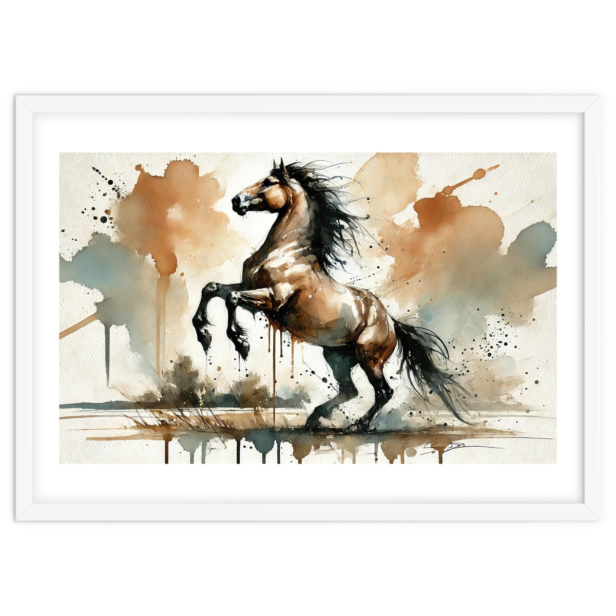 Fiery Horse Elegance