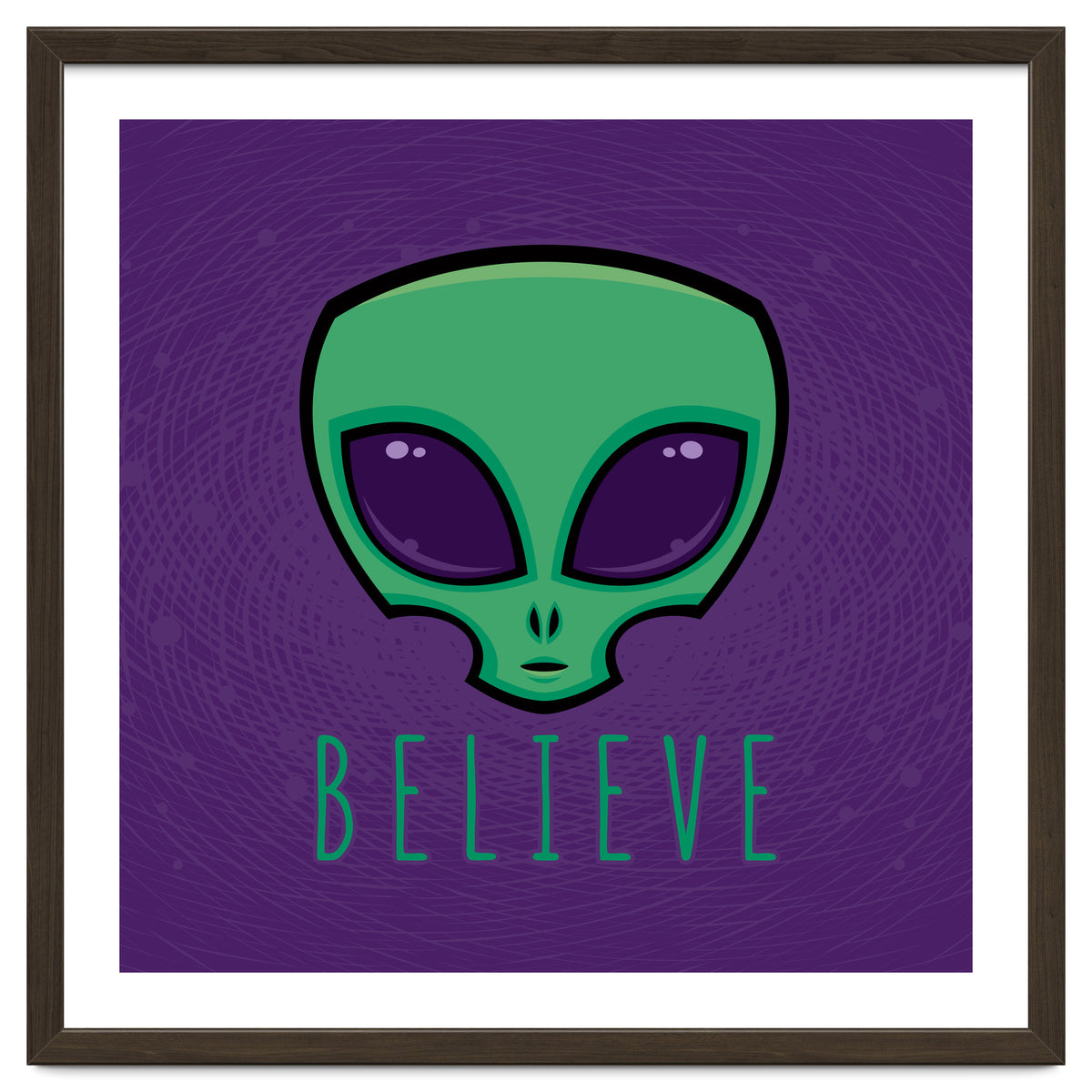 Believe Alien Head