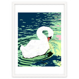 Self Reliance, Swan Birds Painting, Self Esteem Self Love Positivity, Proud Freedom Independence Wildlife Animals thumbnail