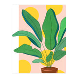 Pastel Plants Love, Botanical Nature Illustration, Gardening Blush Growth, Positive Vibes Mindset Hope (Print Only) thumbnail