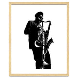 Rahsaan Roland Kirk Jazz Music Legend in Grayscale thumbnail