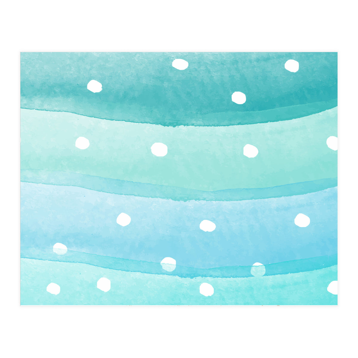 Watercolor Polka (Print Only)