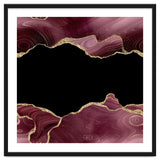 Burgundy & Gold Glitter Agate Texture 04 thumbnail