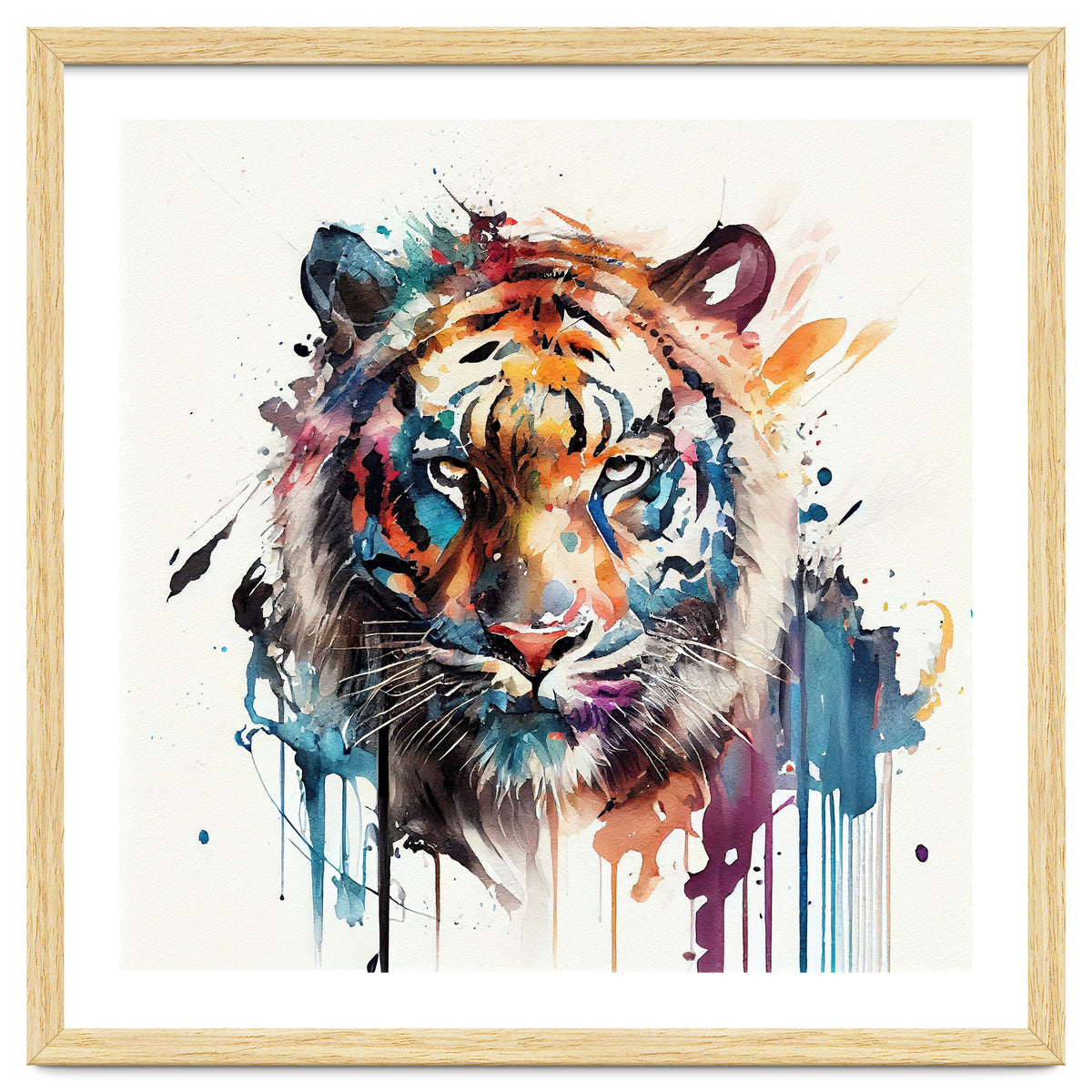 Watercolor Tiger