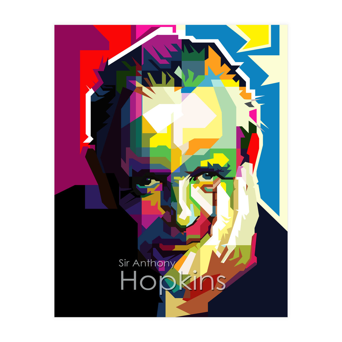Sir Anthony Hopkins Pop Art WPAP (Print Only)