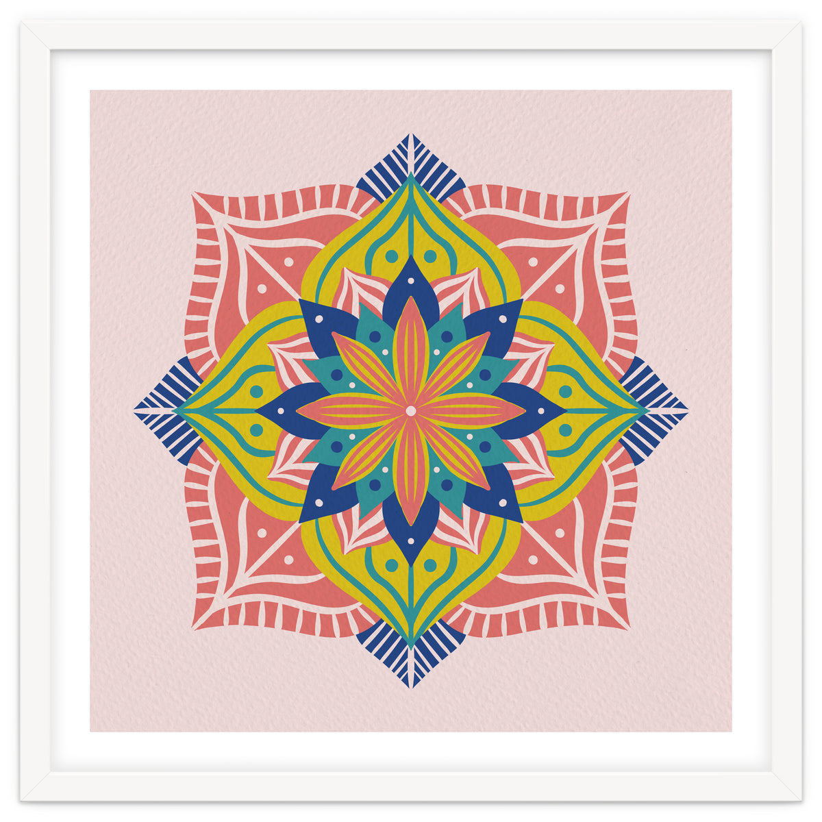 Colorful abstract mandala