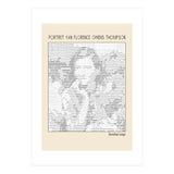 Portret Van Florence Owens Thompson (ascii Art) (Print Only) thumbnail